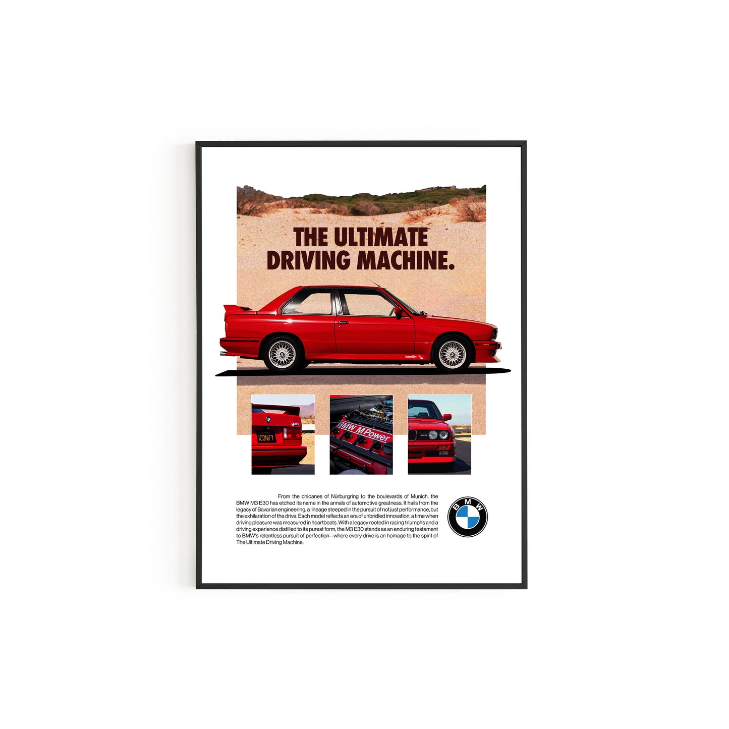 Iconify BMW 'ULTIMATE' Poster