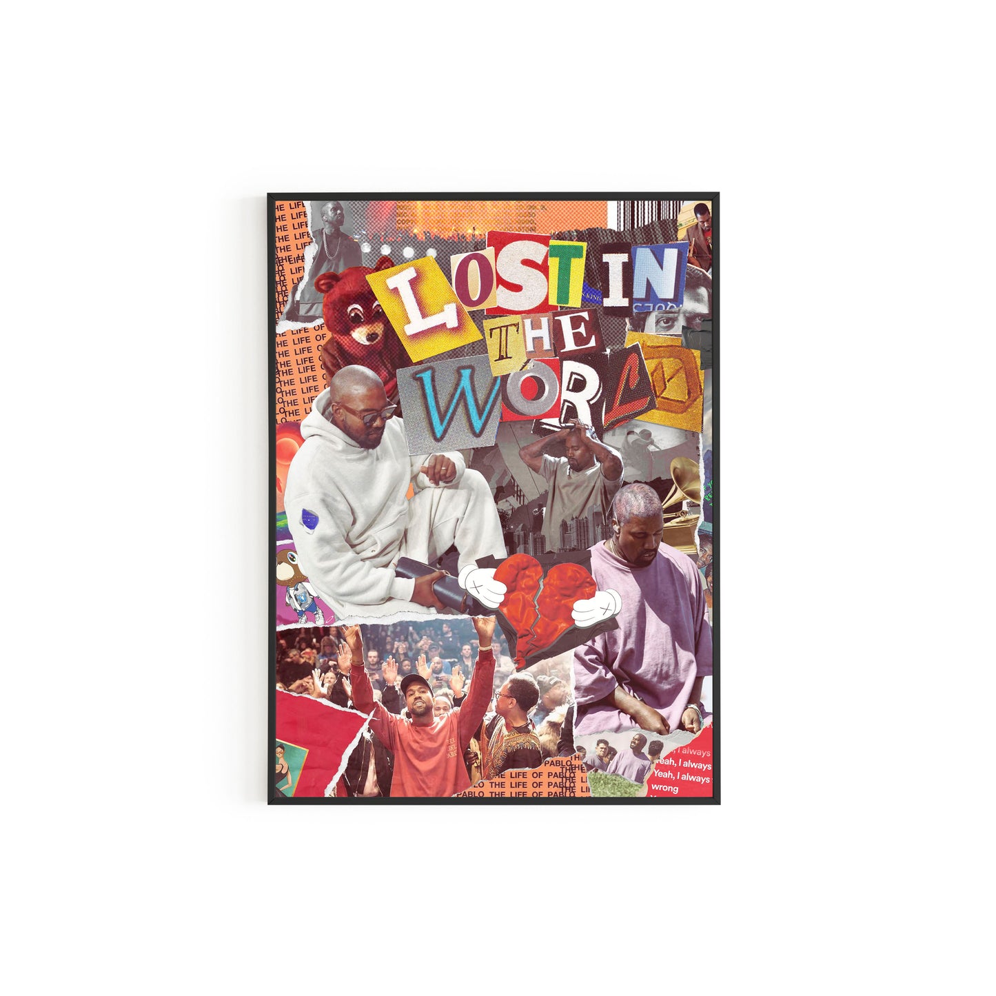 Iconify Kanye 'Lost' Poster