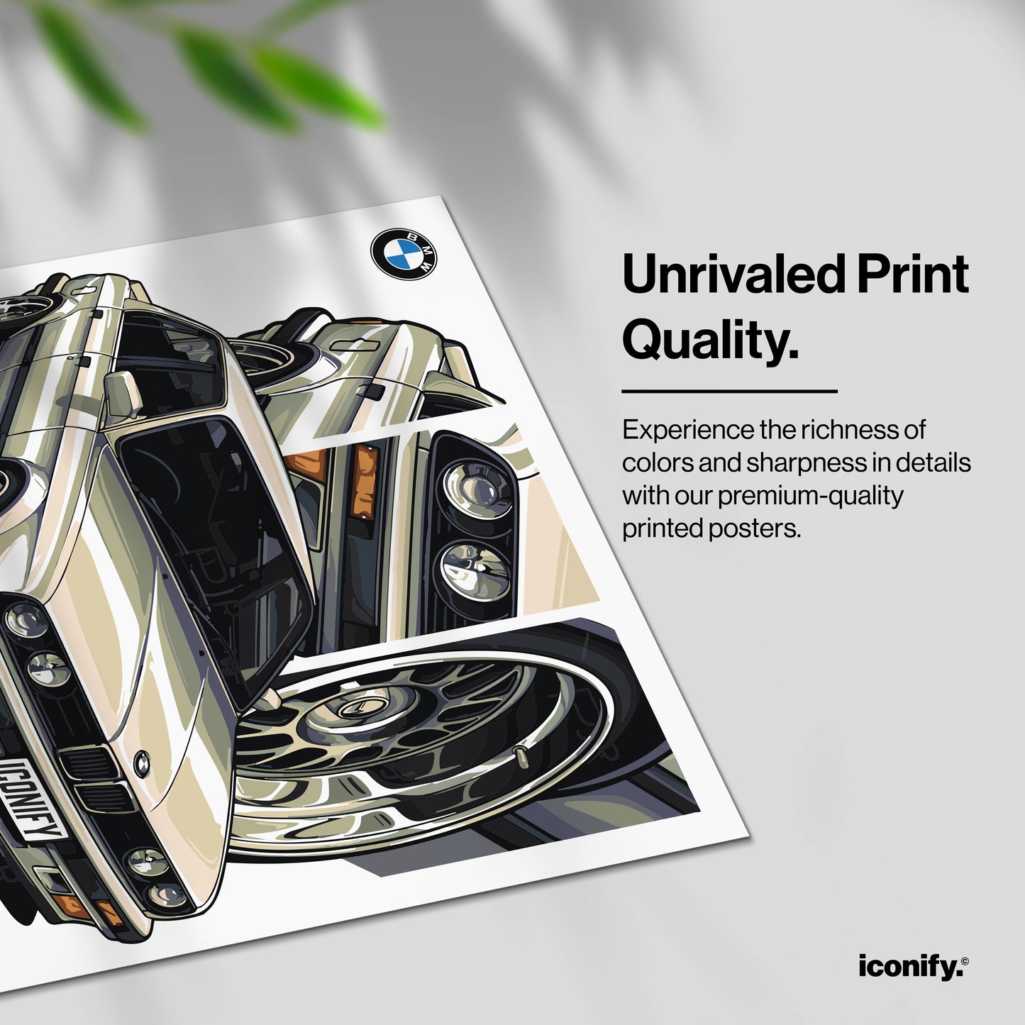 BMW M3 E30 Poster