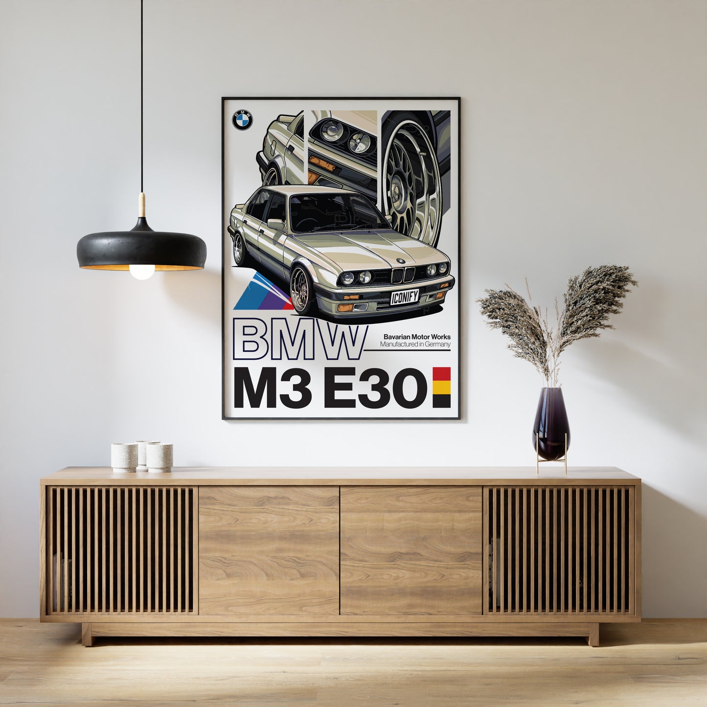 BMW M3 E30 Poster