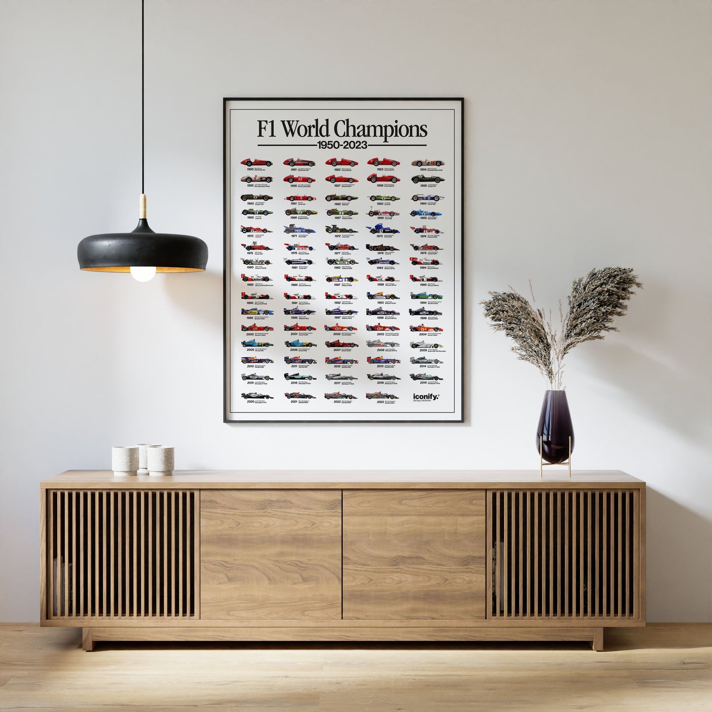 Iconify 'F1 World Champions' Poster