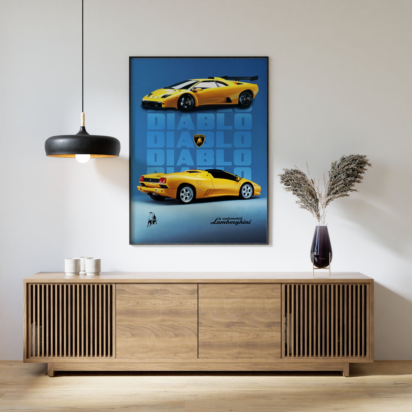 Lamborghini Diablo Poster