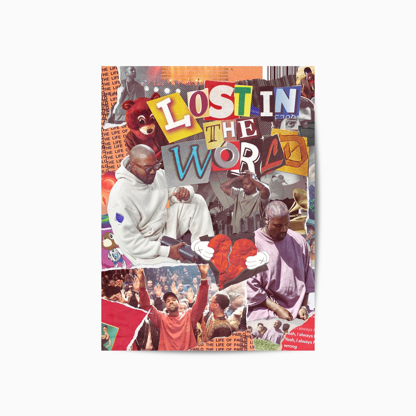 Iconify Kanye 'Lost' Poster