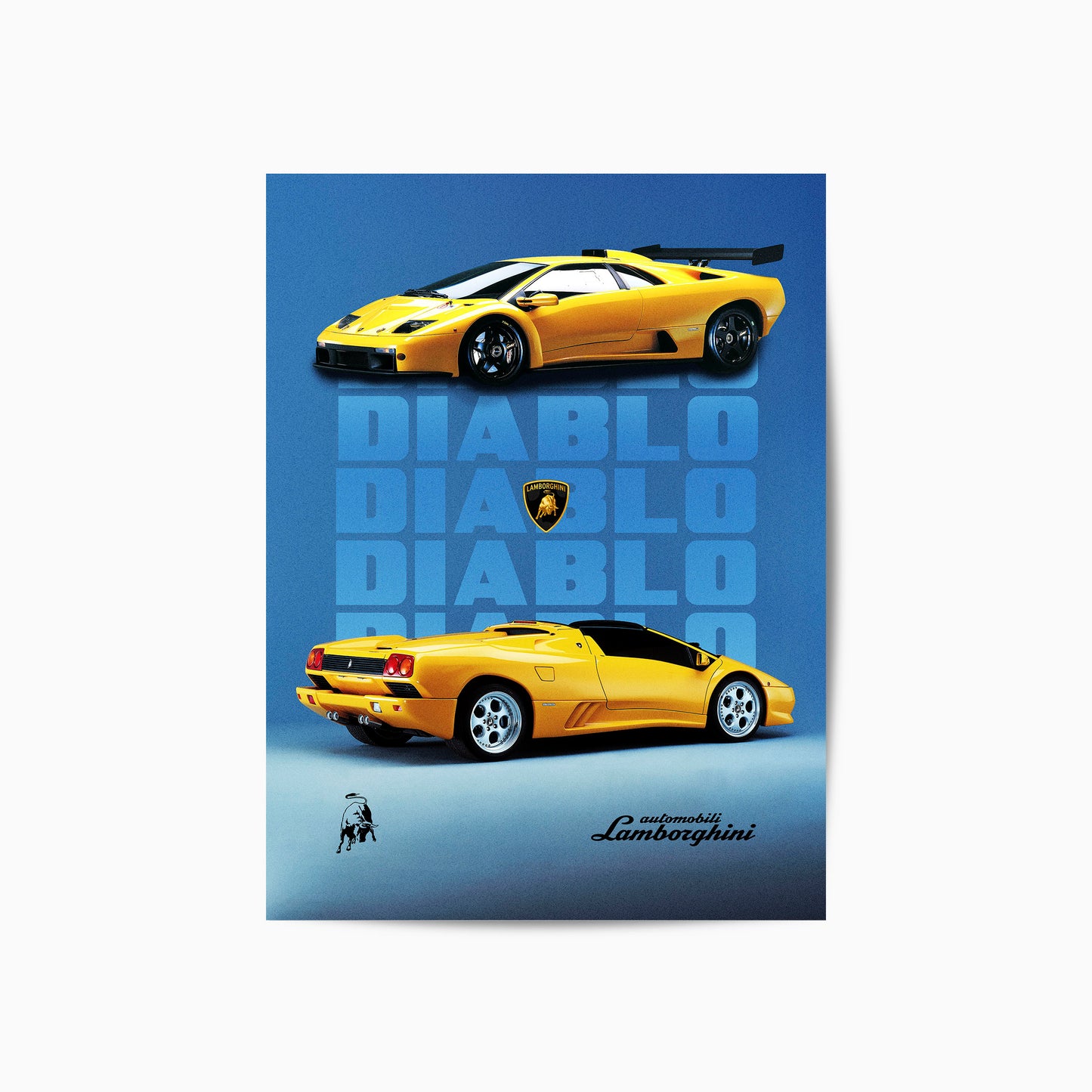 Lamborghini Diablo Poster