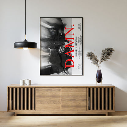 Kendrick Lamar 'DAMN.' Poster